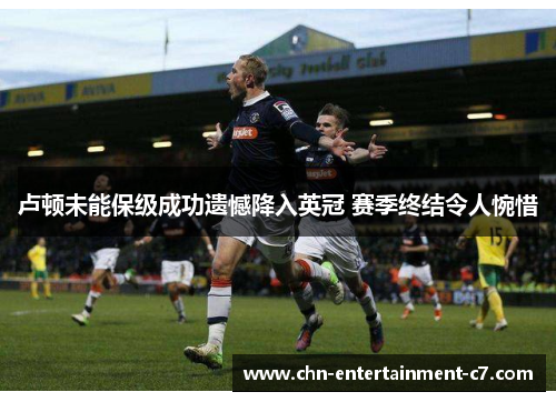 卢顿未能保级成功遗憾降入英冠 赛季终结令人惋惜